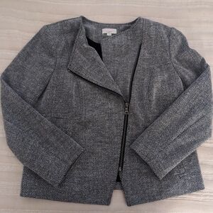Women's Gray Herringbone Jacket
